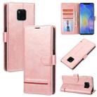 For Huawei Mate 20 Pro Classic Wallet Flip Leather Phone Case(Pink) - 1