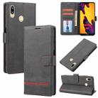 For Huawei P20 Lite Classic Wallet Flip Leather Phone Case(Black) - 1