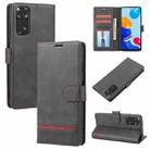 For Xiaomi Redmi Note 11S Classic Wallet Flip Leather Phone Case(Black) - 1