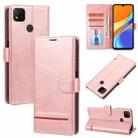 For Xiaomi Redmi 9C Classic Wallet Flip Leather Phone Case(Pink) - 1