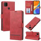 For Xiaomi Redmi 9C Classic Wallet Flip Leather Phone Case(Red) - 1