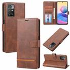 For Xiaomi Redmi 10 4G / 10 2022 Classic Wallet Flip Leather Phone Case(Brown) - 1