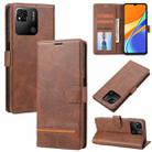 For Xiaomi Redmi 10A Classic Wallet Flip Leather Phone Case(Brown) - 1