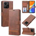 For Xiaomi Redmi 10C Classic Wallet Flip Leather Phone Case(Brown) - 1