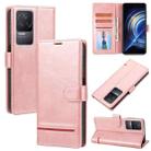 For Xiaomi Redmi K50 / K50 Pro Classic Wallet Flip Leather Phone Case(Pink) - 1