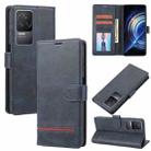 For Xiaomi Redmi K50 / K50 Pro Classic Wallet Flip Leather Phone Case(Blue) - 1