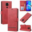 For Xiaomi Redmi Note 9 4G Global Classic Wallet Flip Leather Phone Case(Red) - 1