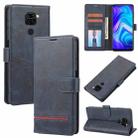 For Xiaomi Redmi Note 9 4G Global Classic Wallet Flip Leather Phone Case(Blue) - 1
