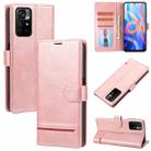 For Xiaomi Redmi Note 11 5G / Poco M4 Pro 5G Classic Wallet Flip Leather Phone Case(Pink) - 1