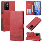 For Xiaomi Redmi Note 11 Pro Classic Wallet Flip Leather Phone Case(Red) - 1