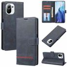 For Xiaomi Mi 11 Classic Wallet Flip Leather Phone Case(Blue) - 1