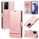 For Xiaomi 11T / 11T Pro Classic Wallet Flip Leather Phone Case(Pink) - 1