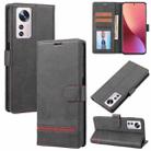 For Xiaomi 12 Classic Wallet Flip Leather Phone Case(Black) - 1