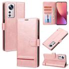 For Xiaomi 12 Pro Classic Wallet Flip Leather Phone Case(Pink) - 1