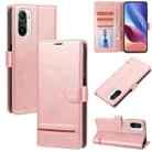 For Xiaomi Poco F3 / K40 / K40 Pro Classic Wallet Flip Leather Phone Case(Pink) - 1