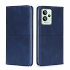 For OPPO Realme GT2 Pro Cow Texture Magnetic Horizontal Flip Leather Phone Case(Blue) - 1