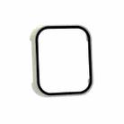 For OPPO Watch 2 46mm PC + Tempered Glass Watch Protective Case(Ivory White) - 1