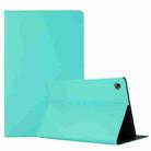 For OPPO Pad Air Voltage Craft Texture TPU Flip Leather Tablet Case(Mint Green) - 1