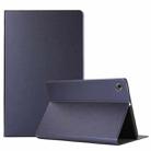 For OPPO Pad Air Voltage Craft Texture TPU Flip Leather Tablet Case(Dark Blue) - 1