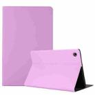 For Lenovo Tab M10 Plus 10.6 3rd Gen 2022 Voltage Craft Texture TPU Flip Leather Tablet Case(Purple) - 1