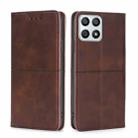 For Honor X30i Cow Texture Magnetic Horizontal Flip Leather Phone Case(Dark Brown) - 1