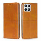 For Honor X30i Cow Texture Magnetic Horizontal Flip Leather Phone Case(Light Brown) - 1
