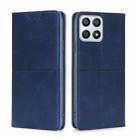 For Honor X30i Cow Texture Magnetic Horizontal Flip Leather Phone Case(Blue) - 1