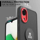 For Samsung Galaxy A03 Core Small Tail Holder TPU+PC Phone Case(Black+Red) - 7