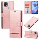 For OPPO A15 / A15S / A35 4G Classic Wallet Flip Leather Phone Case(Pink) - 1