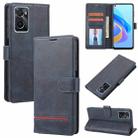 For OPPO A36 4G / A76 4G Classic Wallet Flip Leather Phone Case(Blue) - 1