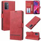 For OPPO A54 5G / A74 5G / A93 5G Classic Wallet Flip Leather Phone Case(Red) - 1