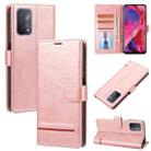 For OPPO A54 5G / A74 5G / A93 5G Classic Wallet Flip Leather Phone Case(Pink) - 1