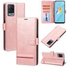 For OPPO A56 5G / A54 4G Classic Wallet Flip Leather Phone Case(Pink) - 1