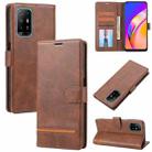 For OPPO A94 5G / A95 5G Classic Wallet Flip Leather Phone Case(Brown) - 1