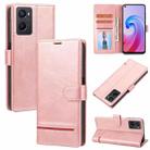 For OPPO A96 5G Classic Wallet Flip Leather Phone Case(Pink) - 1