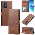 For OPPO Reno6 5G Classic Wallet Flip Leather Phone Case(Brown) - 1