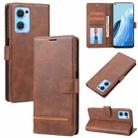 For OPPO Reno7 SE Classic Wallet Flip Leather Phone Case(Brown) - 1