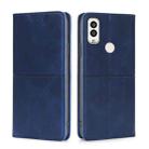 For Kyocera Android One S9 Cow Texture Magnetic Horizontal Flip Leather Phone Case(Blue) - 1