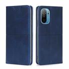 For Ulefone Note 13P Cow Texture Magnetic Horizontal Flip Leather Phone Case(Blue) - 1