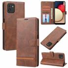 For Samsung Galaxy A03 166mm Classic Wallet Flip Leather Phone Case(Brown) - 1