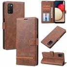 For Samsung Galaxy A03s 166mm Classic Wallet Flip Leather Phone Case(Brown) - 1