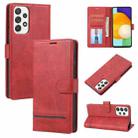 For Samsung Galaxy A52 5G / 4G Classic Wallet Flip Leather Phone Case(Red) - 1