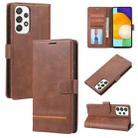 For Samsung Galaxy A52 5G / 4G Classic Wallet Flip Leather Phone Case(Brown) - 1