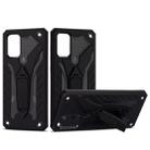 For Galaxy S20+ Shockproof TPU + PC Protective Case with Holder(Black) - 1