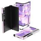 For Huawei Mate Xs 2 Ultra-thin Frame Shockproof Phone Case(Purple) - 1