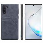 For Samsung Galaxy Note10 Card Slots Full Coverage PU+TPU Phone Case(Grey) - 1