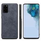 For Samsung Galaxy S20 Card Slots Full Coverage PU+TPU Phone Case(Grey) - 1