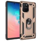 For Galaxy A91 / S10 Lite Shockproof TPU + PC Protective Case with 360 Degree Rotating Holder(Gold) - 1