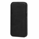 For iPhone 12 Pro Max Card Slots Flip Leather Phone Case(Black) - 2