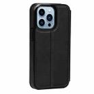 For iPhone 12 Pro Max Card Slots Flip Leather Phone Case(Black) - 3